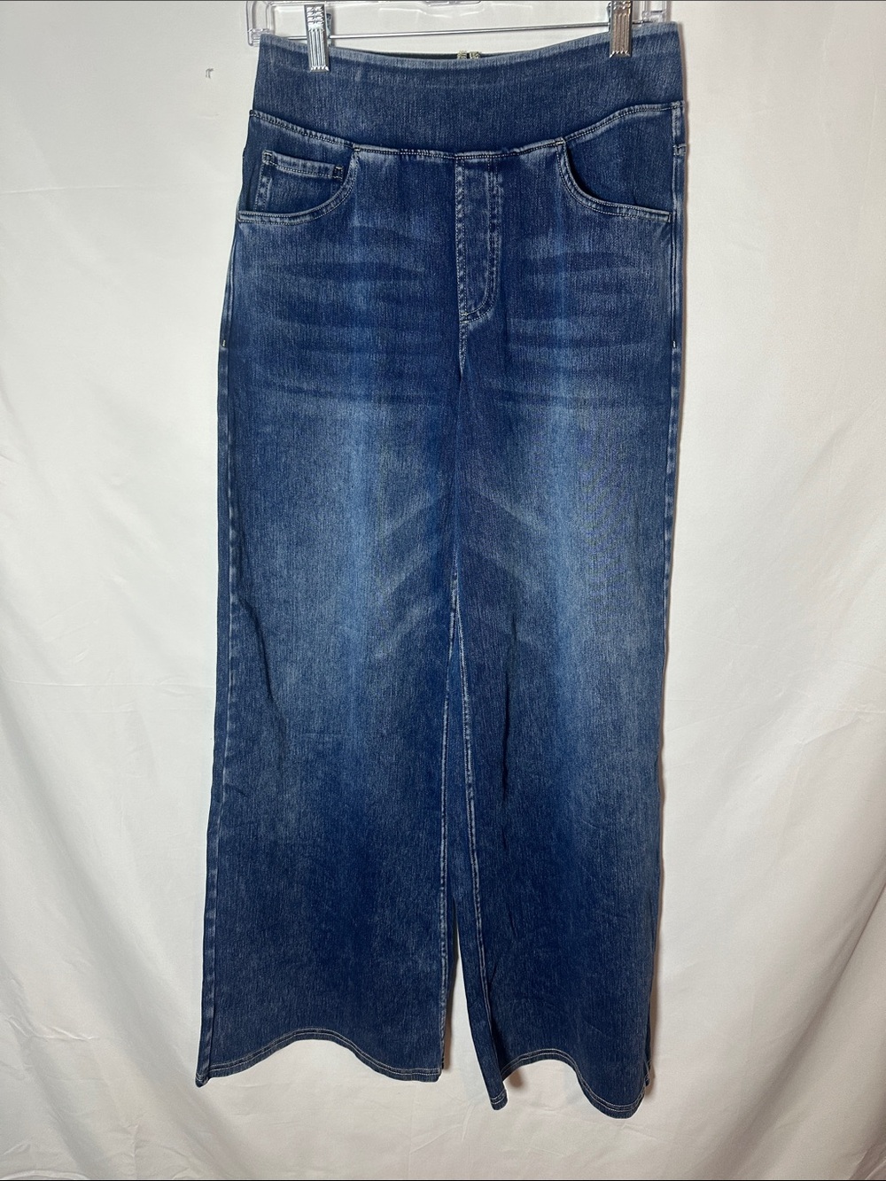 HALARA Dark Blue Wide-Leg Jeans - High Rise Flare